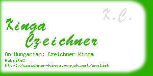 kinga czeichner business card